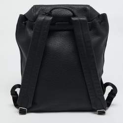 Coach Black Leather Manhattan Backpack