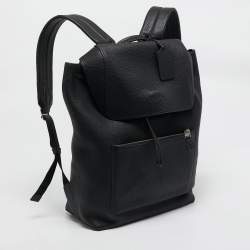 Coach Black Leather Manhattan Backpack