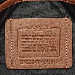 Coach Blue/Brown Leather Pacer Belt Bag