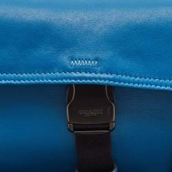 Coach Blue/Brown Leather Pacer Belt Bag
