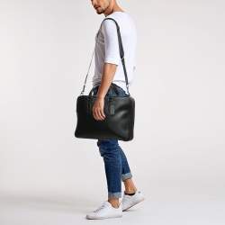 Coach Black Leather Graham Briefcase