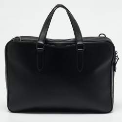 Coach Black Leather Graham Briefcase