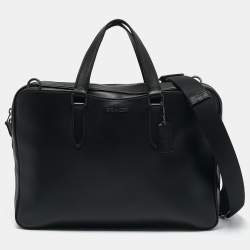 Coach Black Leather Graham Briefcase