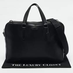 Coach Black Leather Graham Briefcase