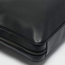 Coach Black Leather Graham Briefcase
