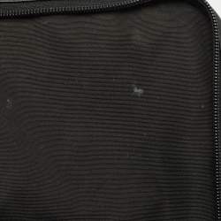 Coach Black Perforated Leather and Nylon Terrain Trek Duffel Bag