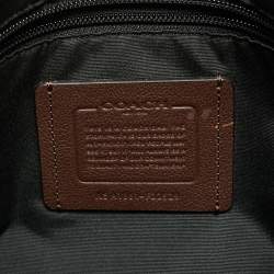 Coach Choco Brown Leather Hamilton Laptop Bag