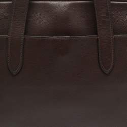 Coach Choco Brown Leather Hamilton Laptop Bag