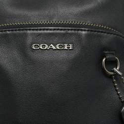 Coach Black Leather Graham Pack Bag