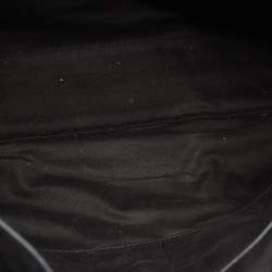 Coach Black Signature Coated Canvas and Leather Metropolitan Portfolio Briefcases Bag