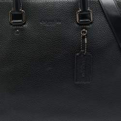 Coach Black Leather Gotham Folio Briefcase Bag