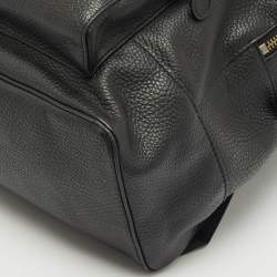 Pre Owned Coach Black Leather West Backpack