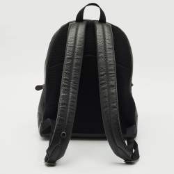 Pre Owned Coach Black Leather West Backpack