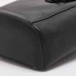 مملوكة مسبقًا Coach Racer Black Leather Pack Bag