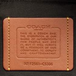 مملوكة مسبقًا Coach Venturer Black Leather Duffel Bag