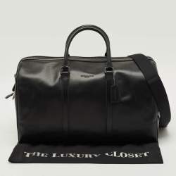 مملوكة مسبقًا Coach Venturer Black Leather Duffel Bag