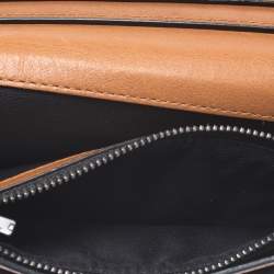 Pre Owned Coach Brown Leather Boxed Breast Pocket Wallet