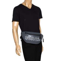Coach Grey Leather Body Bag