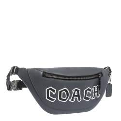 Coach Grey Leather Body Bag