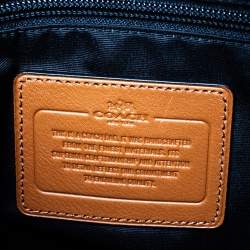 Coach Tan Leather Sullivan Messenger Flap Bag