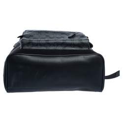 Coach Black Coated Canvas and Leather West Backpack 