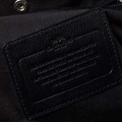 Coach Black Leather Campus Backpack