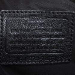 Coach Black Pebbled Leather Courier Legacy Messenger Bag