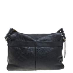Coach Black Pebbled Leather Courier Legacy Messenger Bag