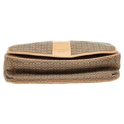 Coach Beige/Brown Signature Canvas And Leather Diaper Messenger Bag