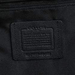 Coach Black Leather And Mesh Charles Slim Backpack