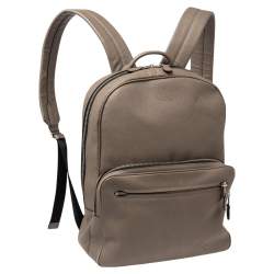 Coach Taupe Leather Backpack