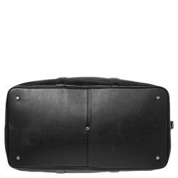 Coach Black Leather Voyager Duffel Bag