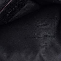 Coach Black Leather Academy Sling Backpack