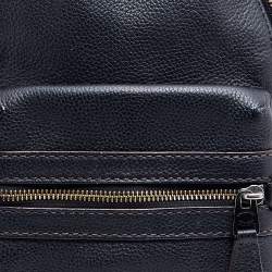 Coach Black Leather Academy Sling Backpack