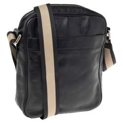 Coach Navy Blue Leather Messenger Bag 