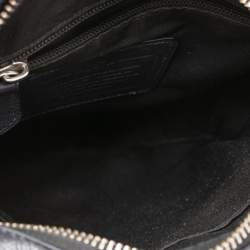 Coach Navy Blue Leather Messenger Bag 