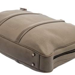 Coach Grey Leather Laptop Bag 