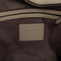 Coach Grey Leather Laptop Bag 
