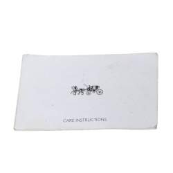 Pre Owned Coach Two Tone Blue Leather Manhattan Sling Backpack