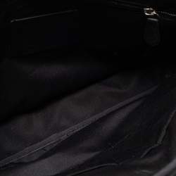 Coach Black Signature Coated Canvas and Leather Perry Slim Laptop Bag