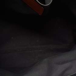 Coach Black Canvas And Leather With Coach Badge Field 40 Tote