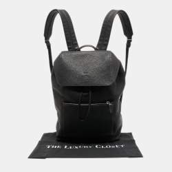 Coach Black Leather Manhattan Backpack 