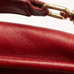 Coach Red Leather Lexington Briefcase Bag
