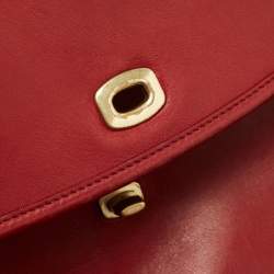 Coach Red Leather Lexington Briefcase Bag