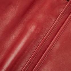 Coach Red Leather Lexington Briefcase Bag