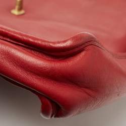 Coach Red Leather Lexington Briefcase Bag