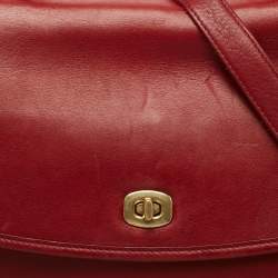 Coach Red Leather Lexington Briefcase Bag