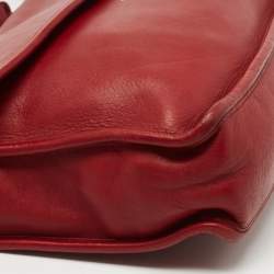 Coach Red Leather Lexington Briefcase Bag