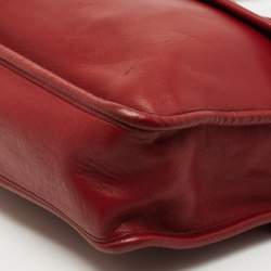 Coach Red Leather Lexington Briefcase Bag