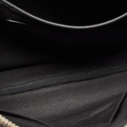 Coach Dark Blue Leather Perry Slim Laptop Bag